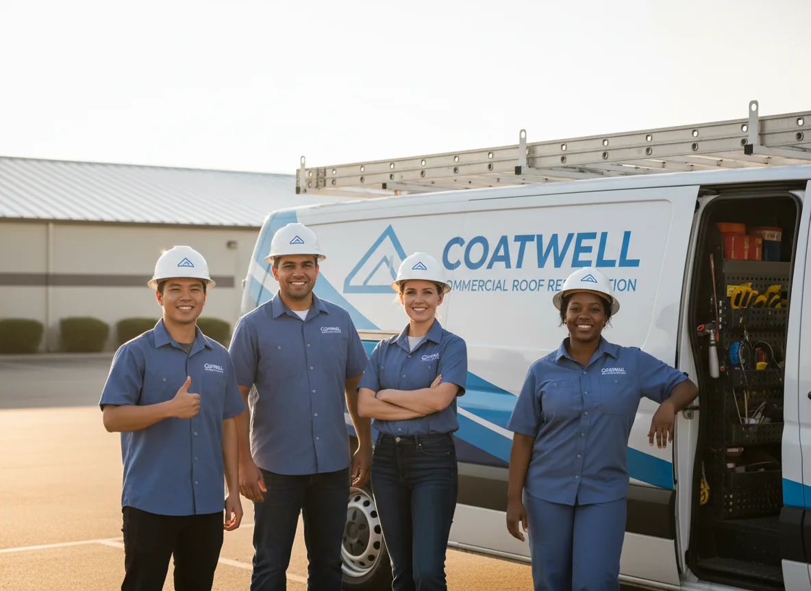 Commercial roof coating company in Medway, MA